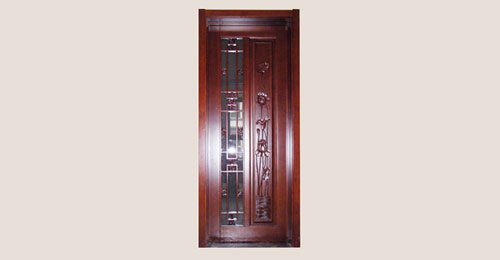 神农架卧室门选红木门中式风格还是白色好